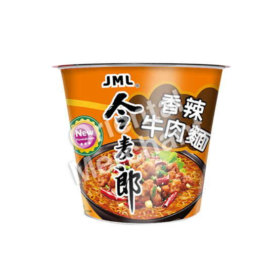 Jinmailang Instant Bowl Noodle Spicy Beef 105g